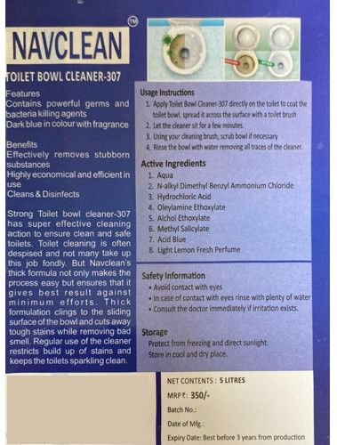 Toilet Bowl Cleaner Liquid