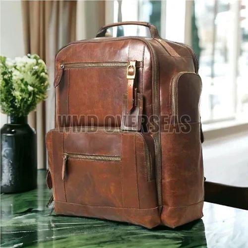 Mens Leather Backpack