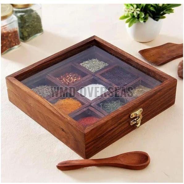 Wooden Spice Box