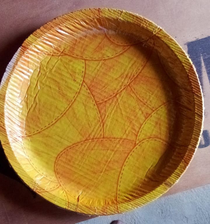 12 & 15 Inch Yellow Buffet Paper Plate