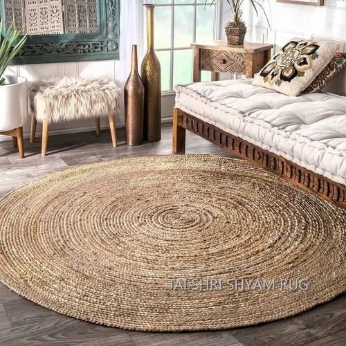 Round Braided Jute Rugs