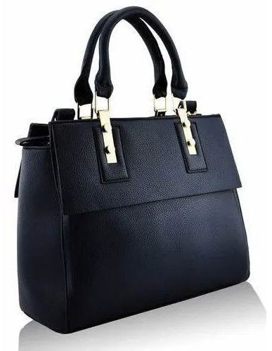Ladies Black Leather Handbag