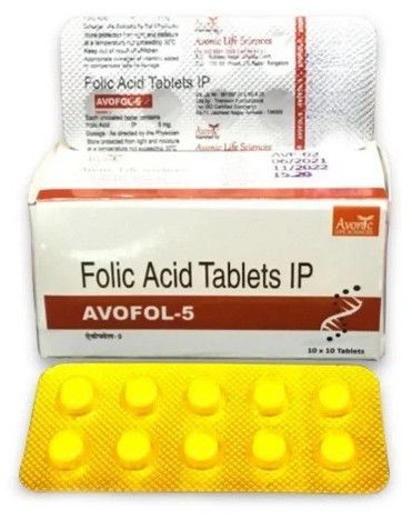 Vitamin B9 Folic Acid Tablet