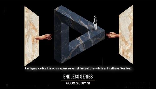 600x1200 Mm Glossy Endless Gvt Tile