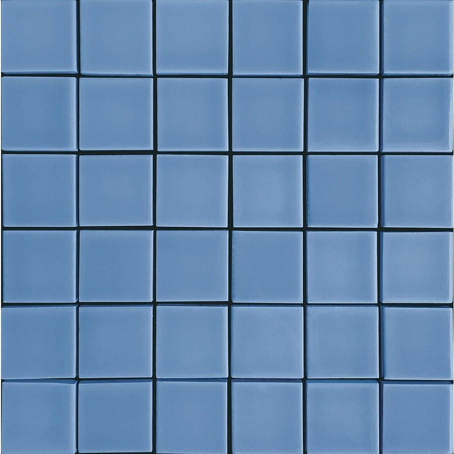 Azure Grid Ceramic Tile