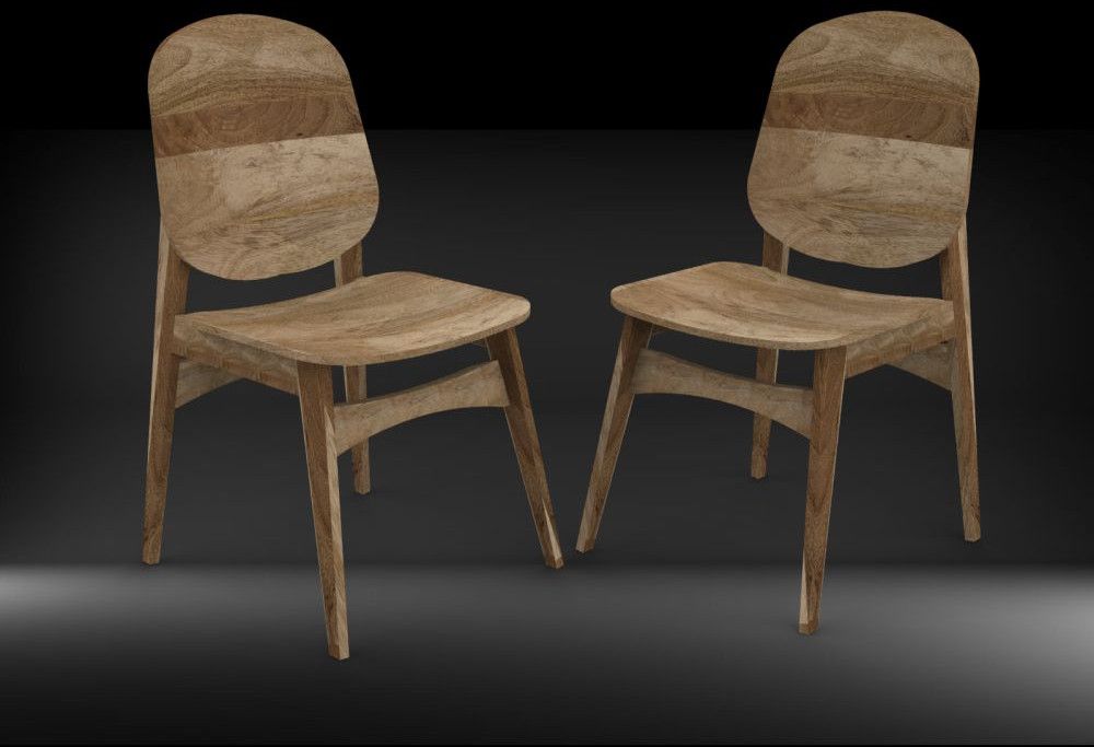 Brown Complete Wooden Chair