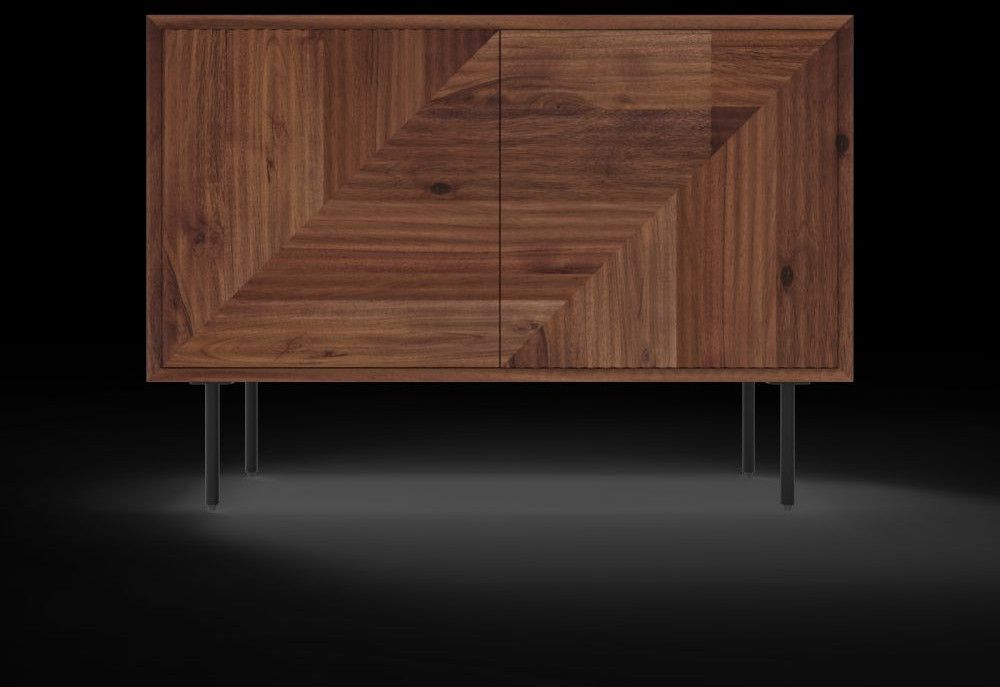 Dark Brown 2 Door Sideboard