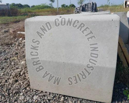 40mm Grey Square Concrete Kerb Stone