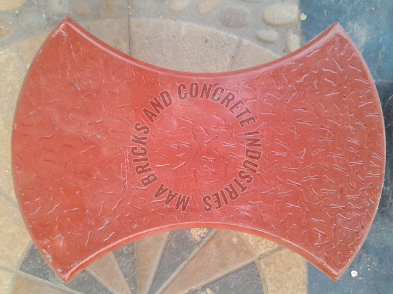 60mm Grey Concrete Damru Paver Blocks