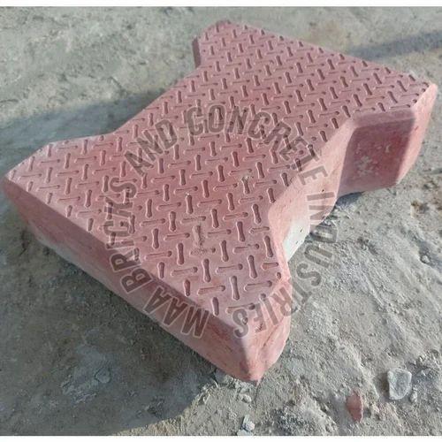 60mm Red Dumble Cement Paver Blocks