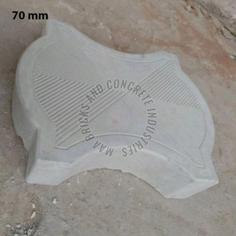 70mm Grey Cosmic Cement Paver Blocks