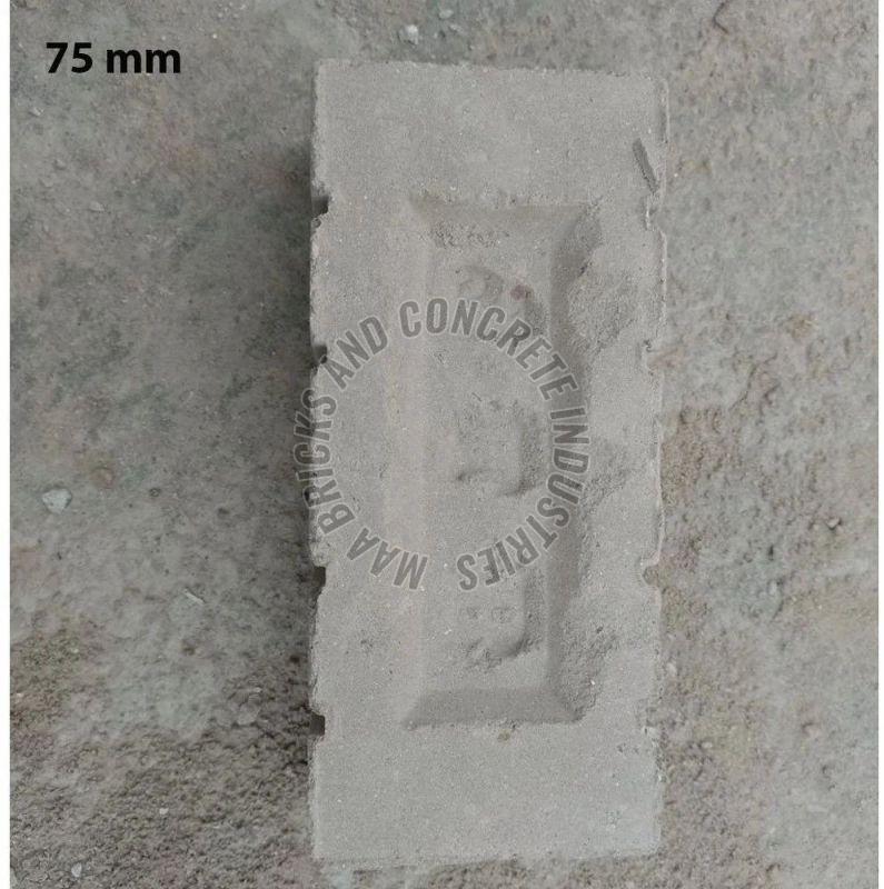 75mm Rectangular Grey Cement Brick