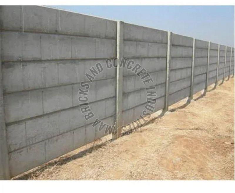 RCC Grey Precast Compound Wall