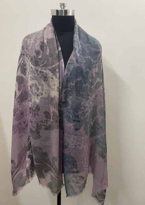 Wool Digital Printed Artistic Theme Scarves