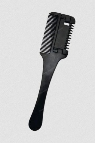 Black Plastic Hair Comb