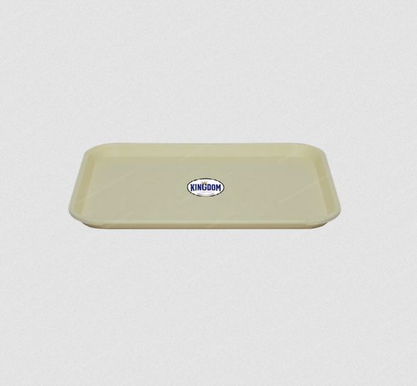 Off White Plastic Serving Tray