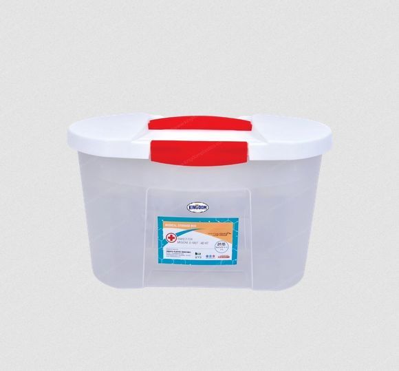 Transparent Plastic Storage Boxes with Top Handle