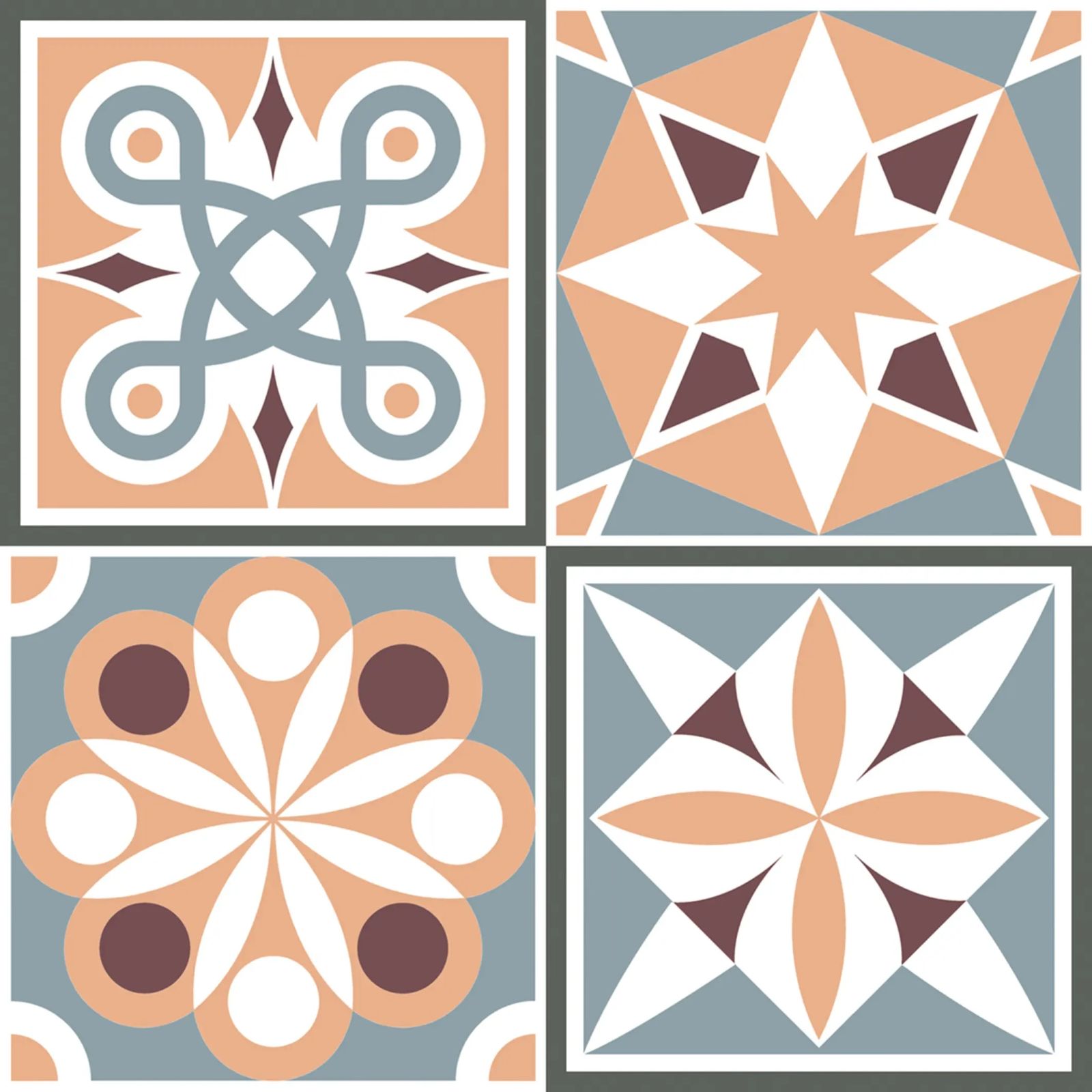 300x300mm Beige Moroccan Geometric Ceramic Tile