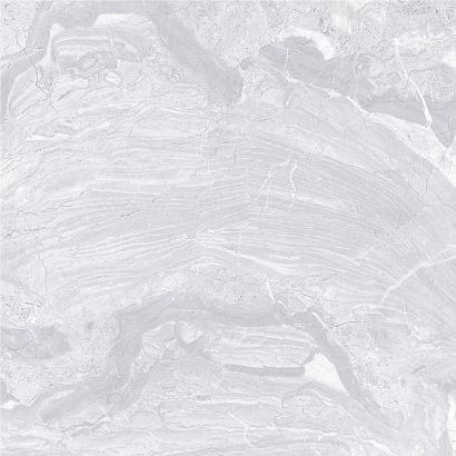 333×333mm Light Gray Wavy Marble Look Ceramic Wall Tile