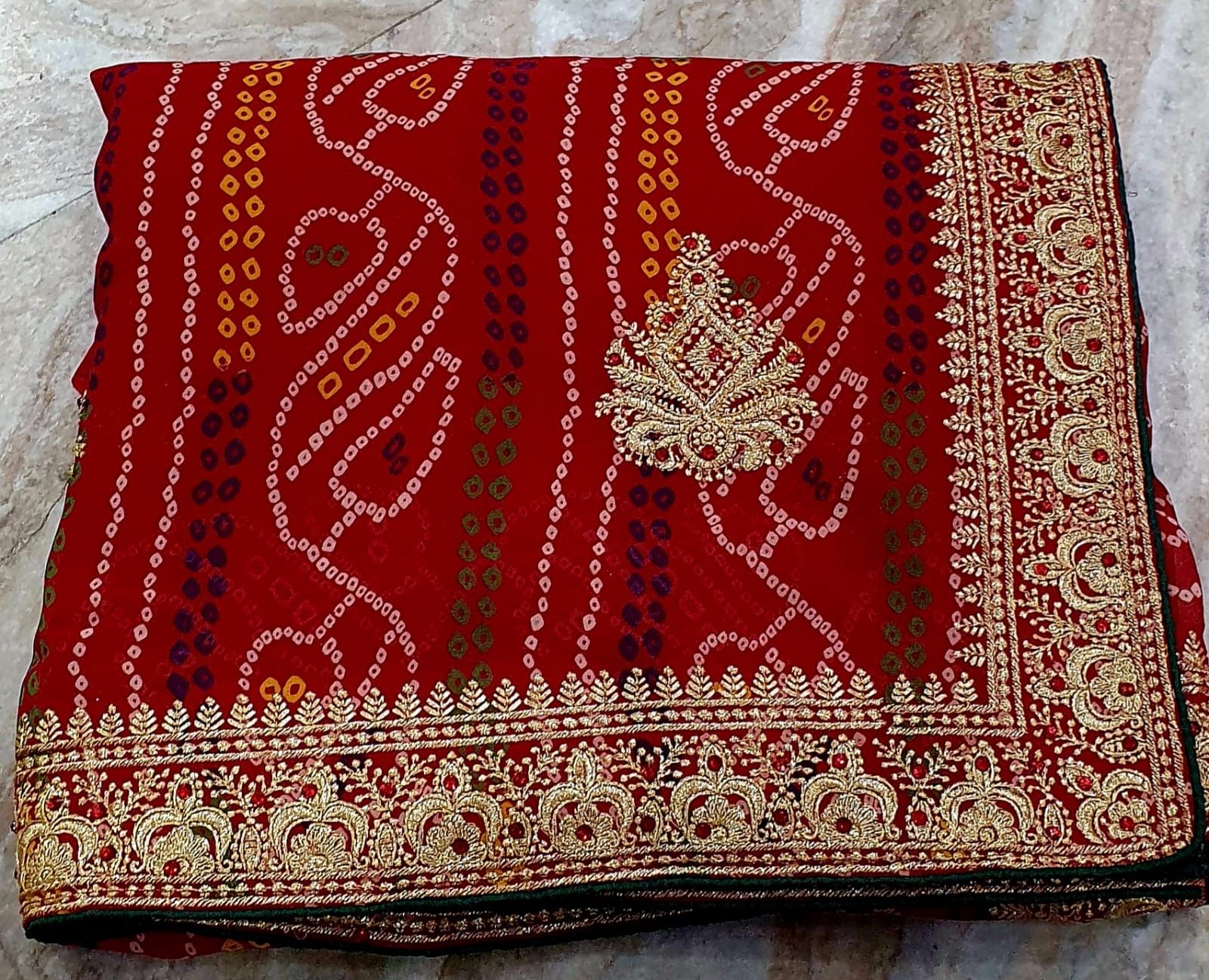 Rajasthani Marwadi Chunri Saree