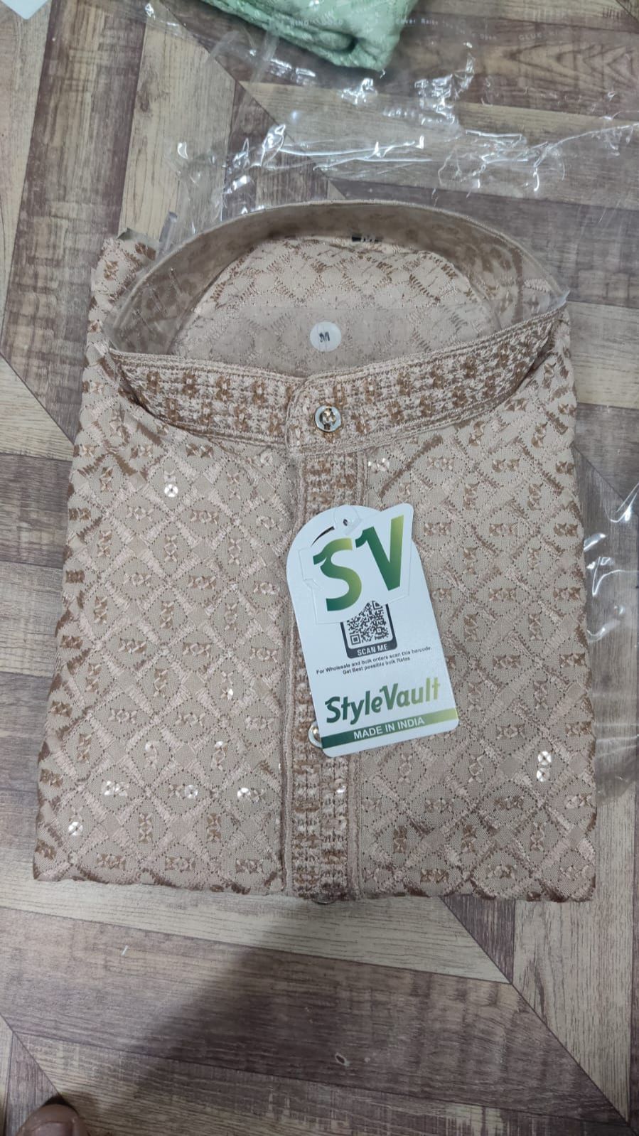 Mens Chicken Emboridery Kurta