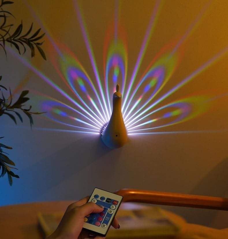 Peacock Wall Light