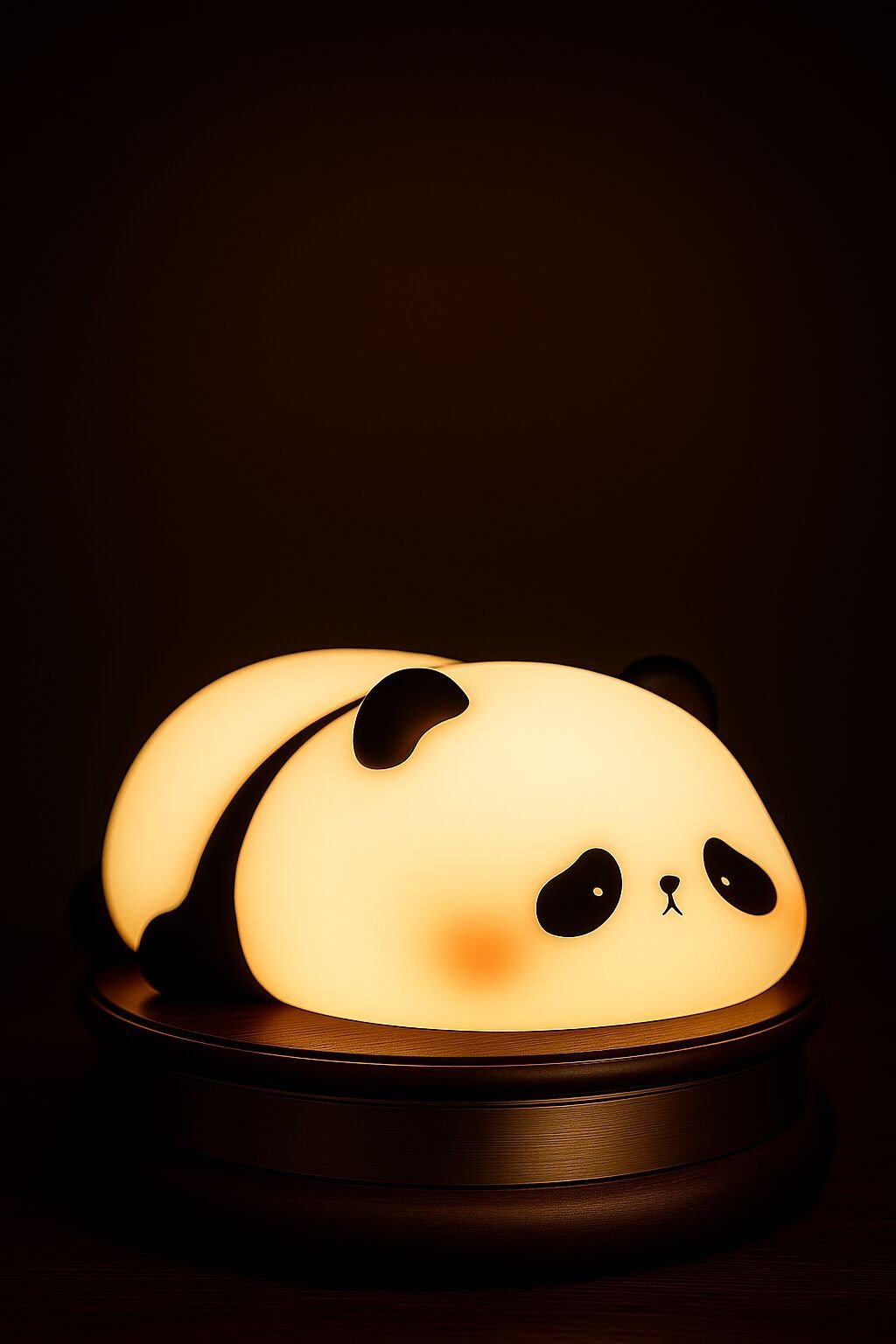 Silicone Sleeping Panda Night Lamp