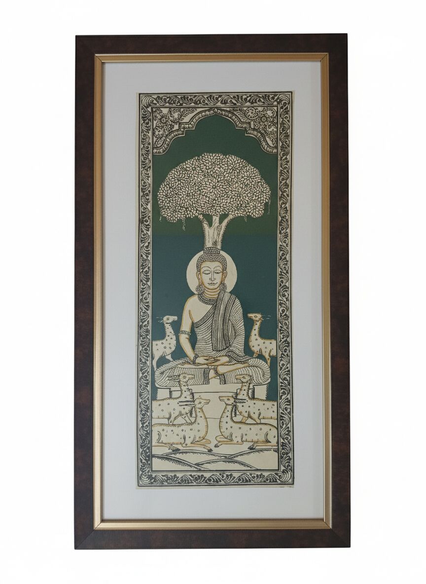 Handmade Pattachitra Painting OF Buddha