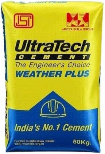 50Kg Ultratech Weather Plus Cement