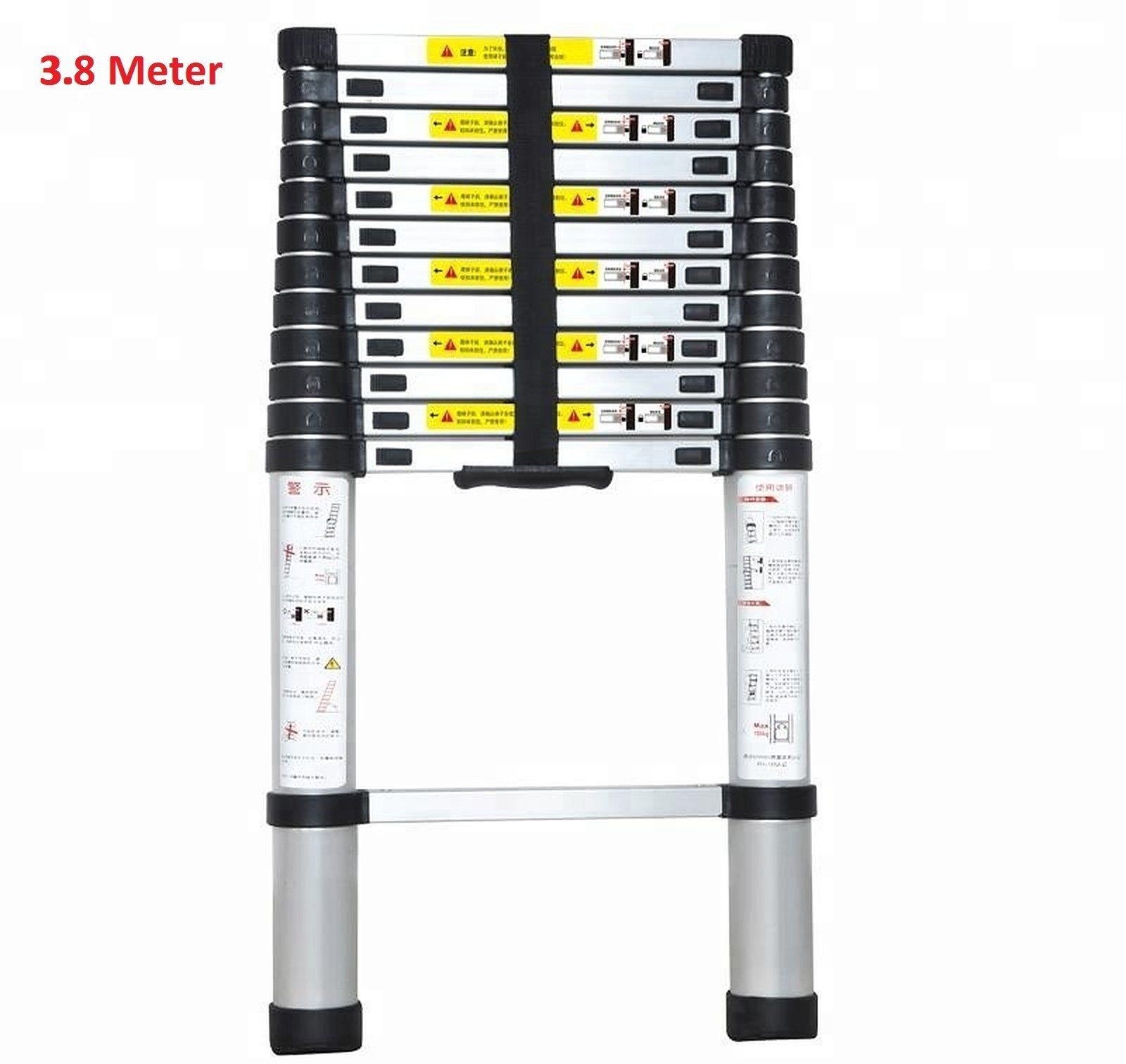 3.8 Mtr Aluminium Telescopic Ladder