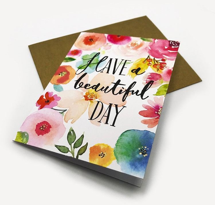 Printed Art Paper Greeting Cards