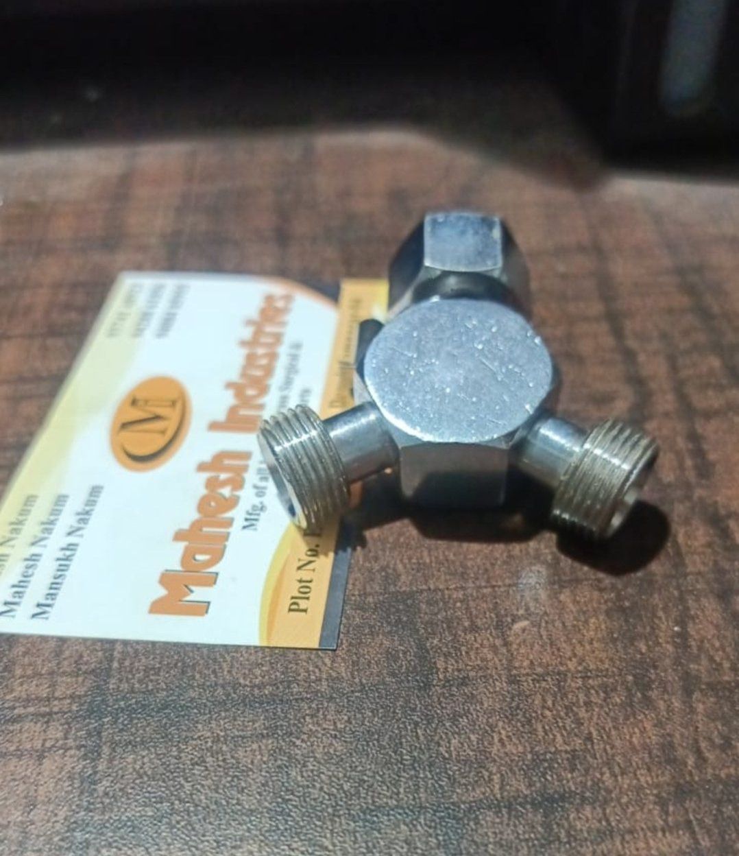 Stainless Steel Twin BPC Y Connector