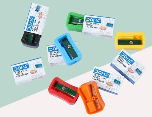 Doms Extra Long Multicoloured Pencil Sharpener