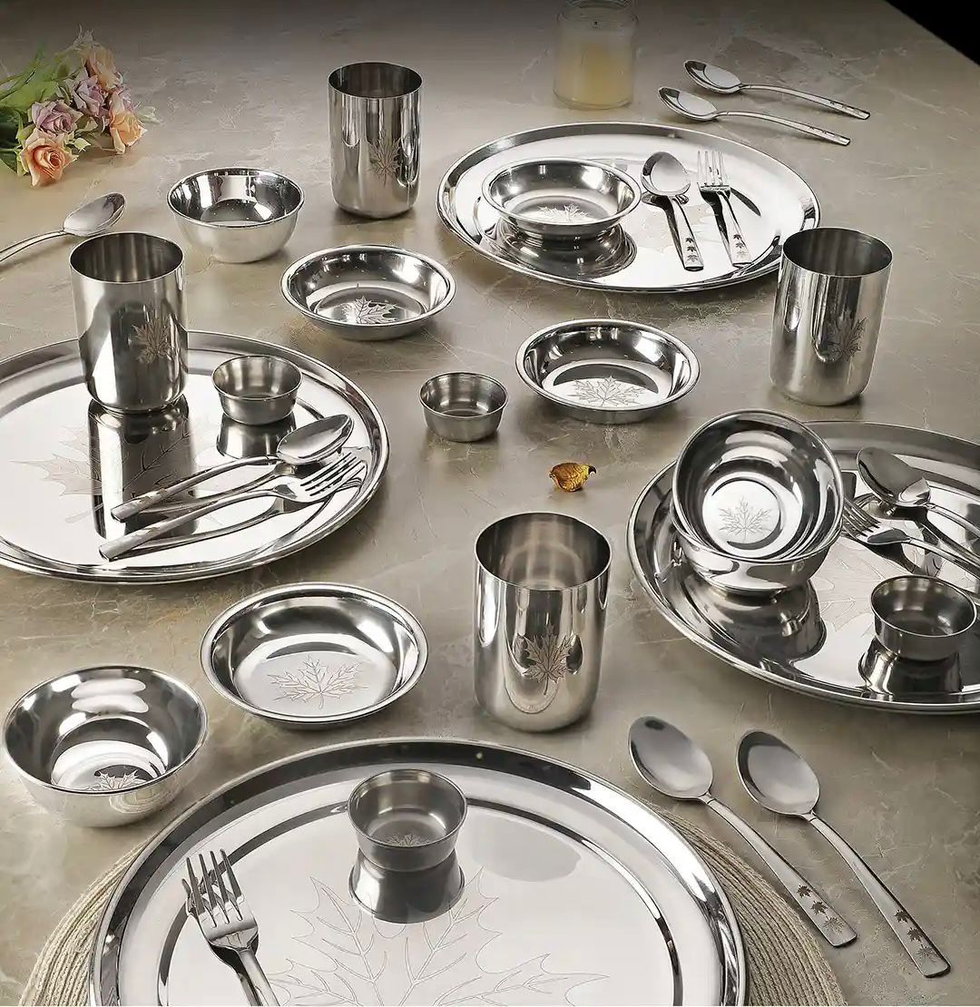 Stainless Steel Dinner Set
