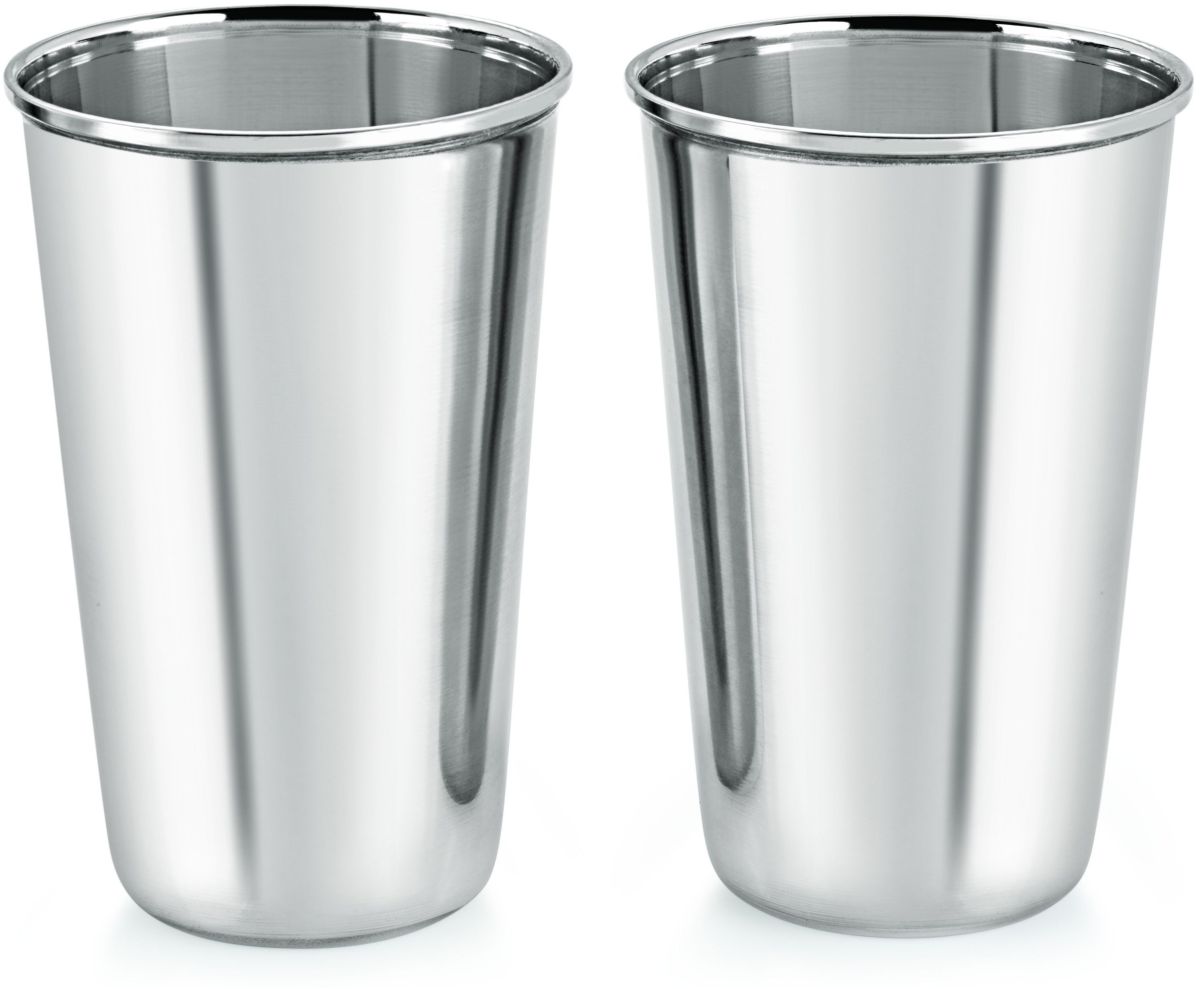 Stainless Steel Ice Plain Glass