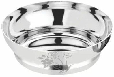 Stainless Steel Lazer Printed Maharaja Bowl
