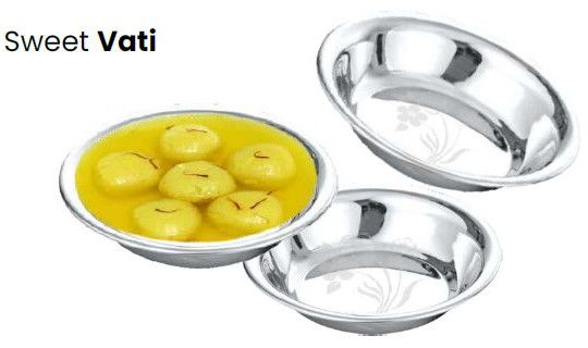 Stainless Steel Round Sweet Vati