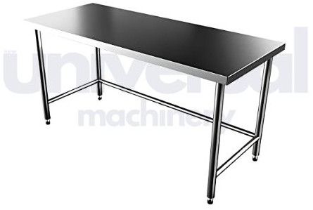 Silver Stainless Steel Service Table
