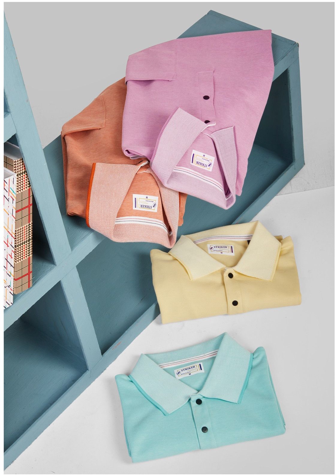 Mens Cotton Pastel Polo T-Shirt Value Pack