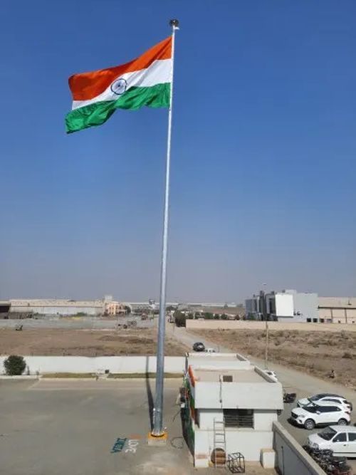 25 Meter Galvanized Aluminum Flag Mast Pole
