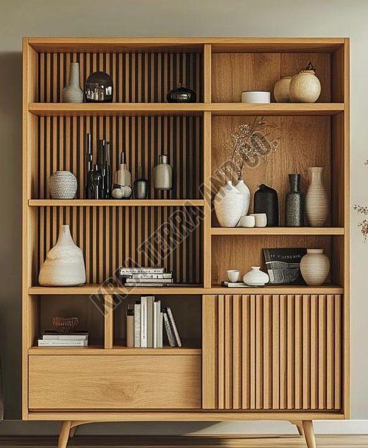Brown Modern Wooden Bookshelf