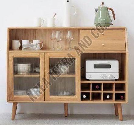 Modular Solid Wood Bar Cabinet