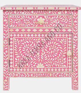 Wooden 1 Drawer Bed Side Table