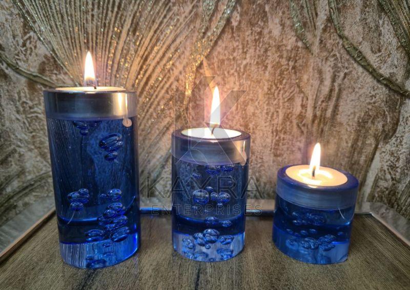 Acrylic Candles Set OF 3