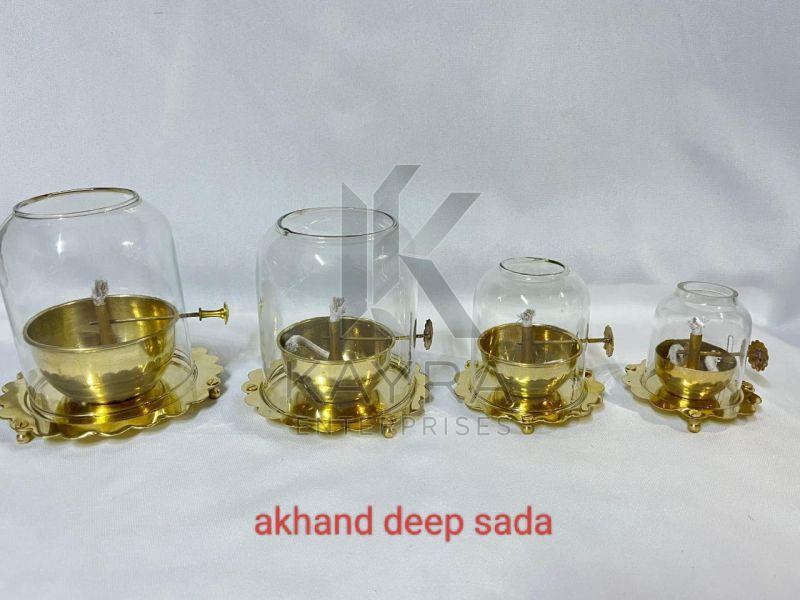 Brass Akhand Stand Diya