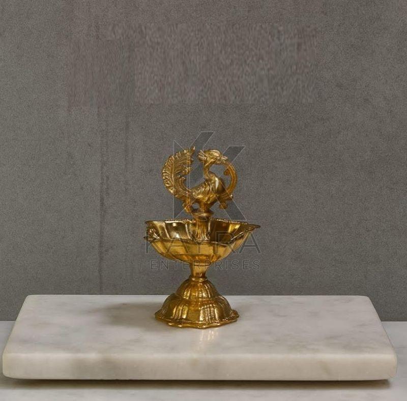 Brass Peacock Design Oil Diya (Mayur Diya)