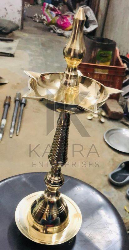 Brass Diya Stand Kerela Fancy Deep