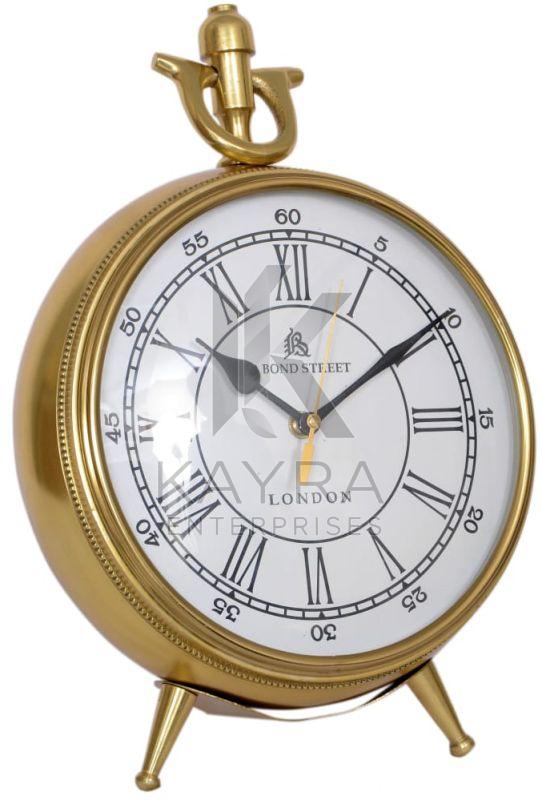 Vintage Brass Table Clock