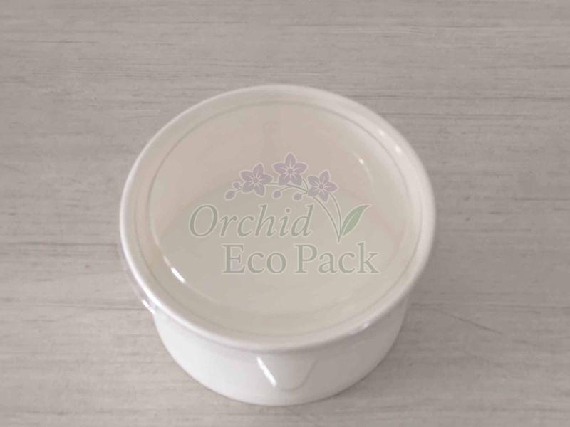 1000ml White Round Paper Salad Bowl