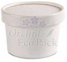 180ml White Paper Dip Container